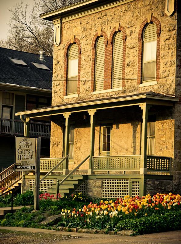 Abe'S Spring Street Guest House Galena Bagian luar foto